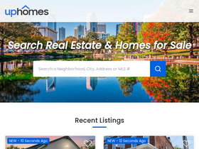 'uphomes.com' screenshot