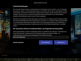 'honda.de' screenshot