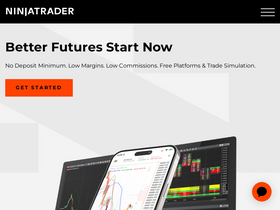 'ninjatrader.com' screenshot