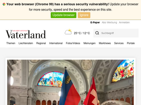 'vaterland.li' screenshot
