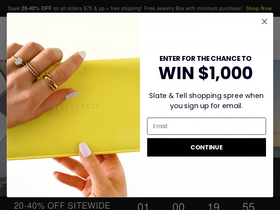 'slateandtell.com' screenshot