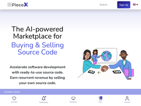'piecex.com' screenshot