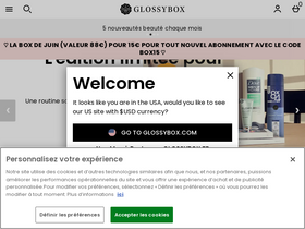 'glossybox.fr' screenshot