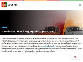 'mleasing.pl' screenshot