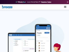 'breezechms.com' screenshot