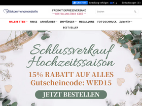 'bekommenamenskette.com' screenshot