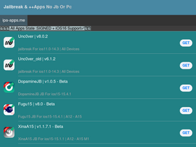 'ipa-apps.me' screenshot