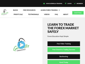 'guerrillatrading.co.uk' screenshot