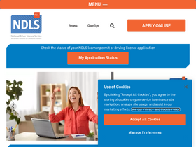 'ndls.ie' screenshot