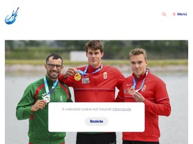 'kajakkenusport.hu' screenshot