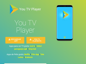'youtvplayerapk.pro' screenshot