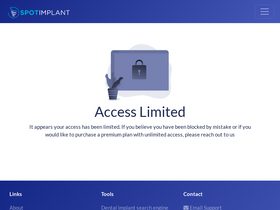 'spotimplant.com' screenshot