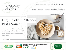 'everydaydishes.com' screenshot