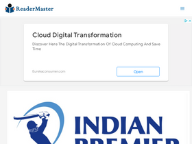 'readermaster.com' screenshot