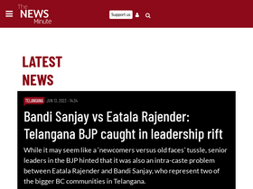 'thenewsminute.com' screenshot