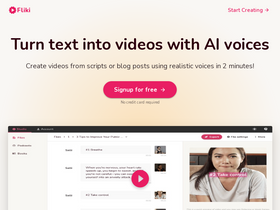Fliki - Create videos from blog posts in 2 mins