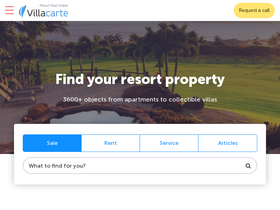 'villacarte.com' screenshot