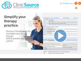 'clinicsource.com' screenshot