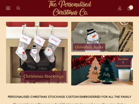 Personalised Christmas Co homepage screenshot