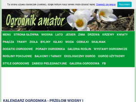 'ogrodnik-amator.pl' screenshot