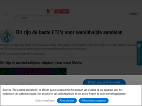 'morningstar.be' screenshot