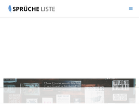 'sprueche-liste.com' screenshot