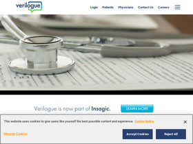 'verilogue.com' screenshot
