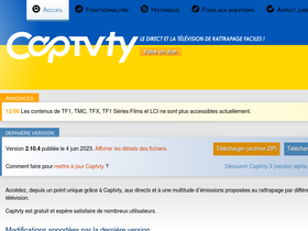 'captvty.fr' screenshot