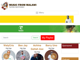 'malawi-music.com' screenshot
