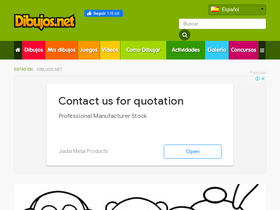 'dibujos.net' screenshot