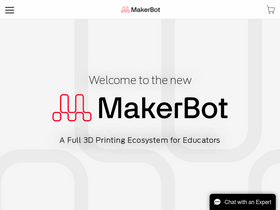 'support.makerbot.com' screenshot