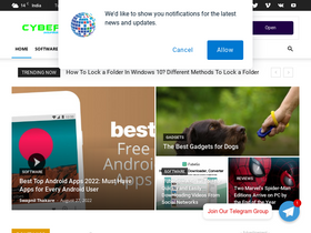 'cybertecz.in' screenshot