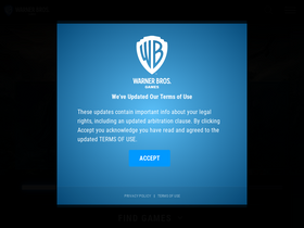 'wbgames.com' screenshot