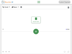 'rewriter.ai' screenshot