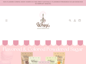 whipzi.com homepage screenshot