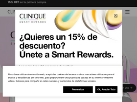 'clinique.com.mx' screenshot
