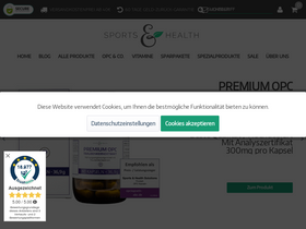 'sports-health.de' screenshot