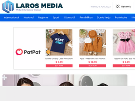 'laros.id' screenshot