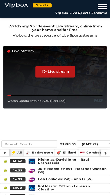 Vipbox sports best sale live streaming