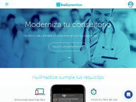 'hulipractice.com' screenshot