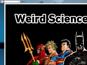 'weirdsciencedccomics.com' screenshot