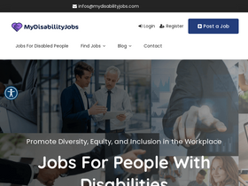 'mydisabilityjobs.com' screenshot