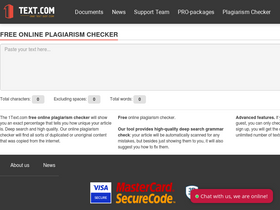 '1text.com' screenshot