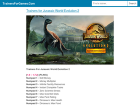 'trainersforgames.com' screenshot