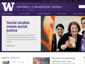 'uwb.edu' screenshot