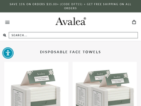 avaleaskincare.com homepage screenshot