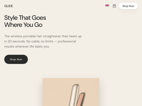 glideofficial.com homepage screenshot