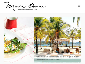 'revistamariaorsini.com' screenshot