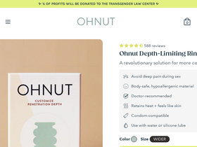 'ohnut.co' screenshot