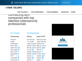 'cybertalents.com' screenshot
